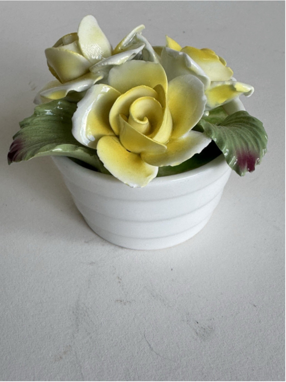 Vintage Aynsley England Hand Modelled & Painted Fine Bone China Flower Bouquet - Picture 5 of 12